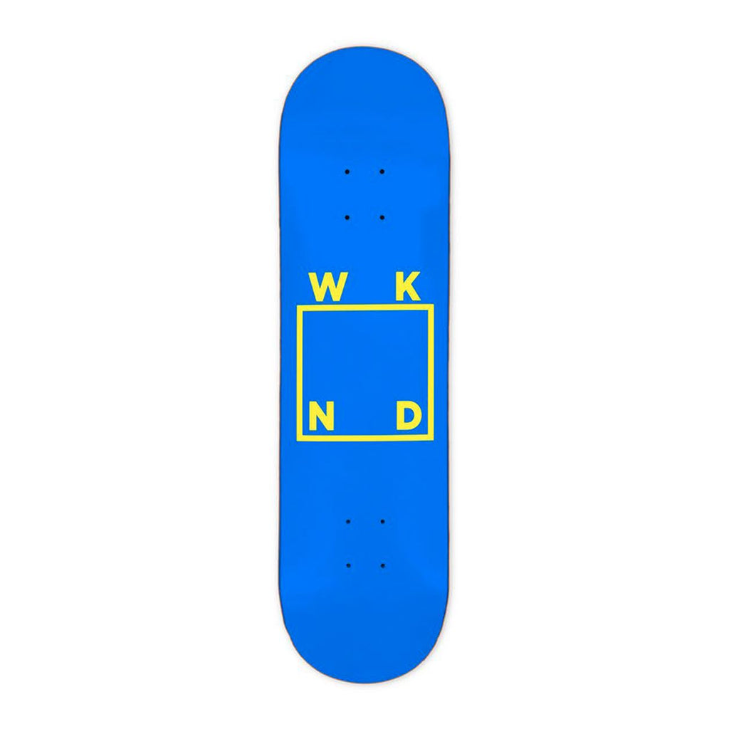 WKND Logo Blue/Yellow Skateboard Deck - 8.125"