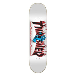 Santa Cruz x Thrasher Deck Thrasher Screaming Flame Logo Skateboard Deck - 8.0"