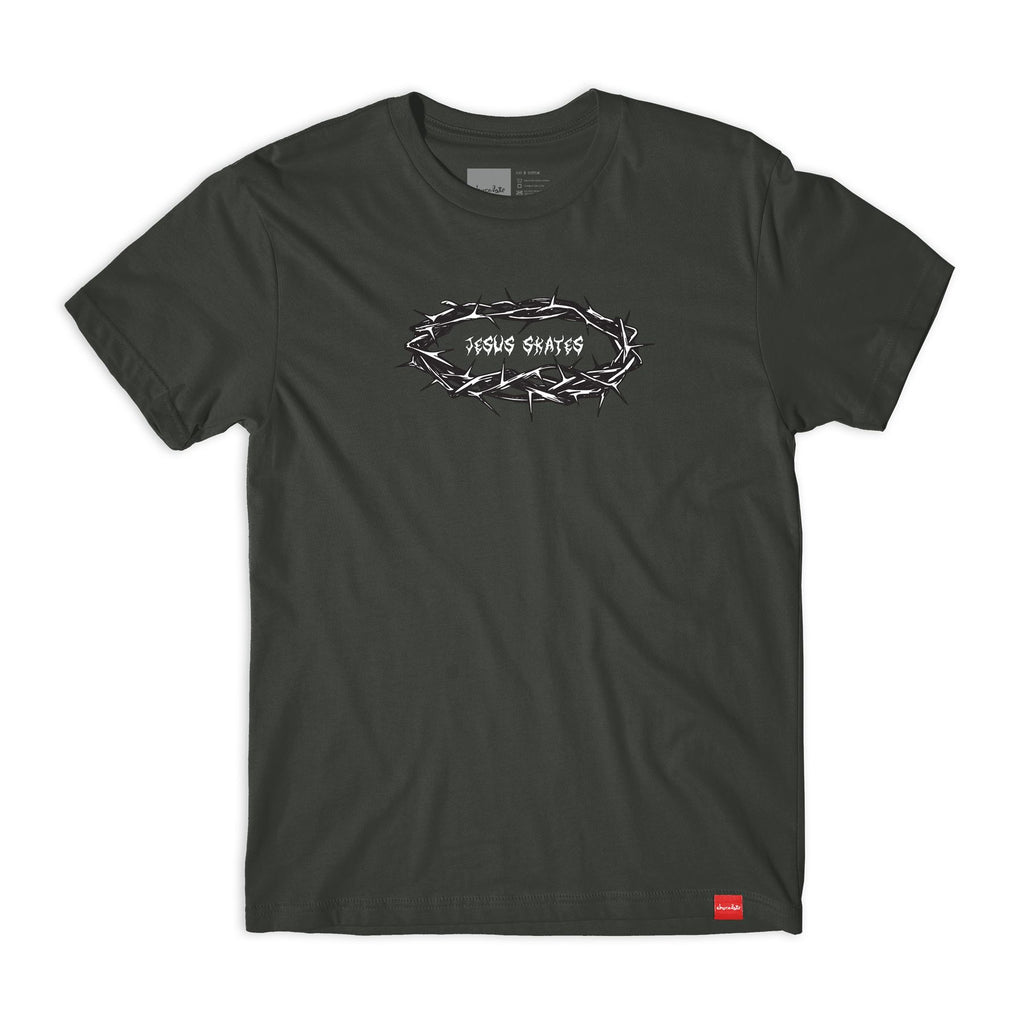 Chocolate Jesus Skates Tee Asphalt Black