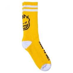 Spitfire Socks Heads Up Yellow / Black / White - O/S