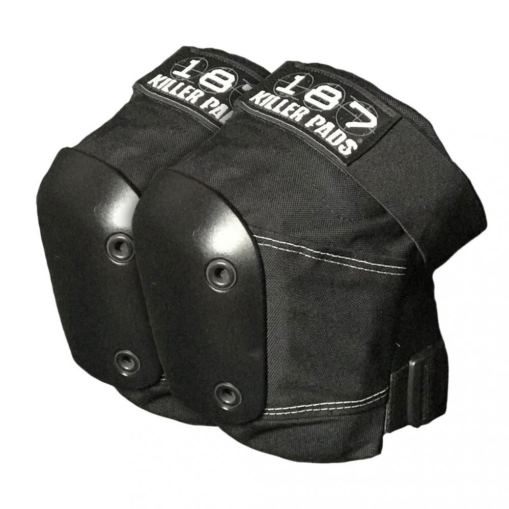 187 Killer Pads Slim Knee Pads - Black - Skatewarehouse.co.uk