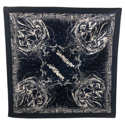 Anti Hero Bandana Grimple Safety Blanket - Navy / White - Skatewarehouse.co.uk