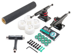 Venom x Skatewarehouse Kit complet de train de roulement pour skateboard - Core Black Trucks
