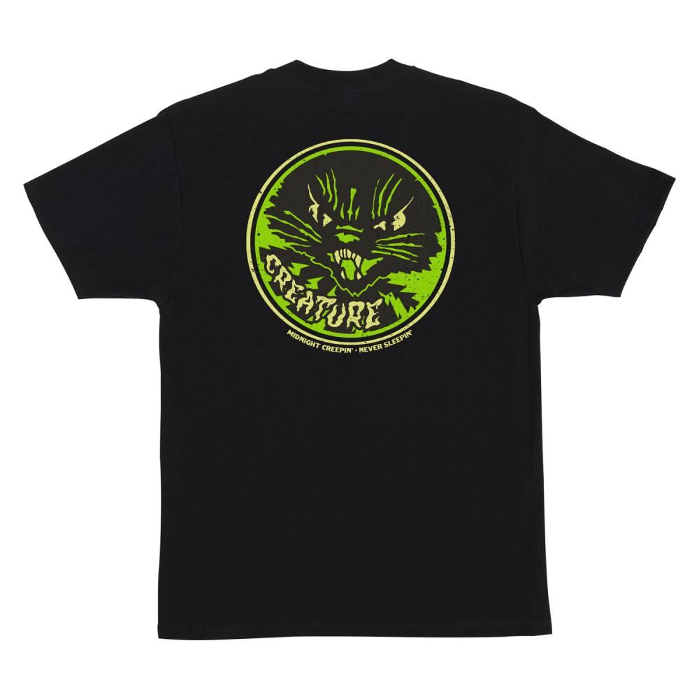 Creature T-Shirt The Creeper - Black - Skatewarehouse.co.uk