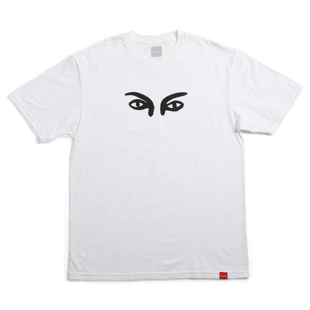 Chocolate McFetridge Drips Eyes Tee White
