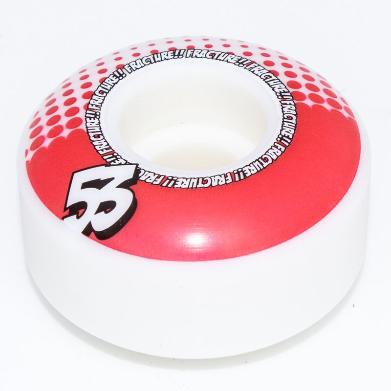 Fracture Drops Red Skateboard Wheels - Skatewarehouse.co.uk