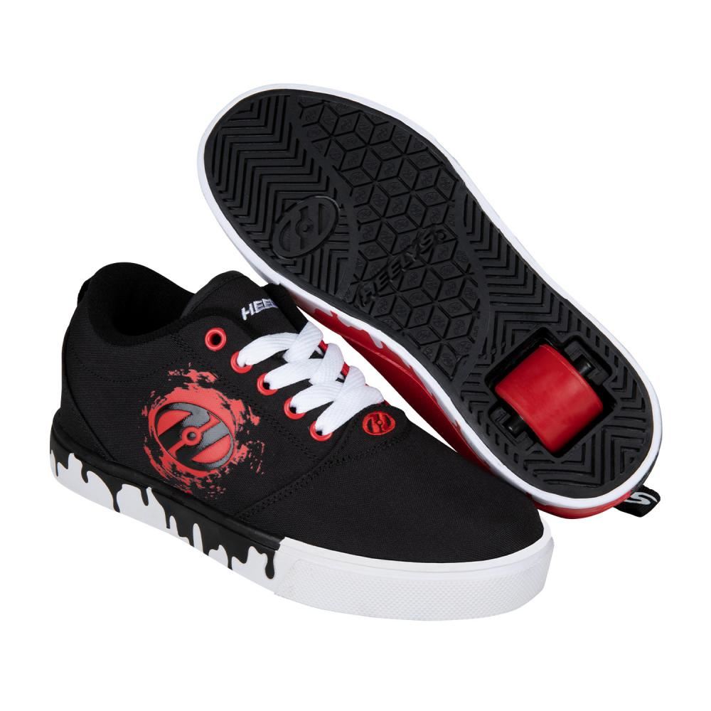 Heelys Pro 20 Drips  - Black / Red - Skatewarehouse.co.uk