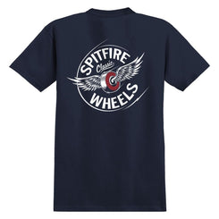 Spitfire T-Shirt Flying Classic - Navy / White / Red Prints