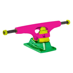 Krux Skateboard Trucks K5 The Raver Standard Pink / Green / Yellow - 8.0"