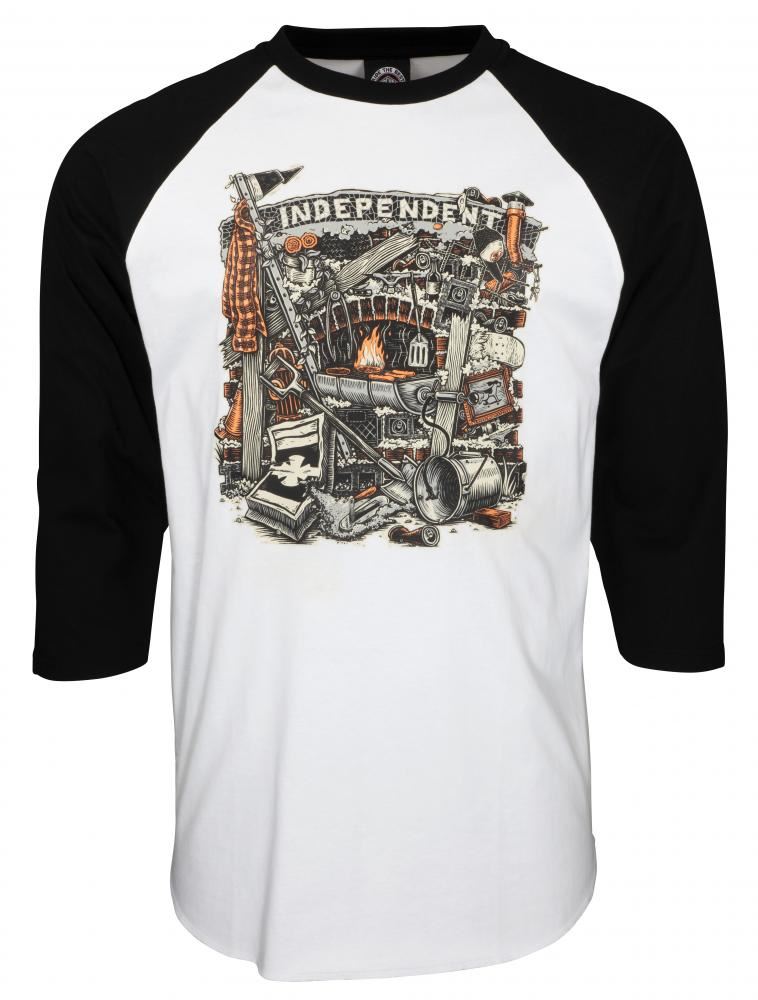 Independent Top Crust Baseball Top - Black / White