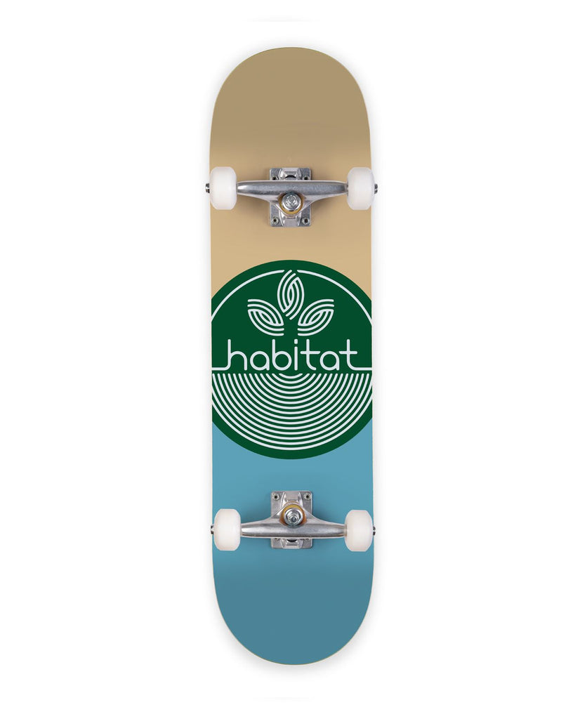 Habitat Leaf Dot Green Complete Skateboard - 7.75"