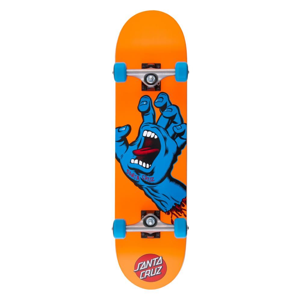 Santa Cruz Screaming Hand Orange Complete Skateboard - 7.8"