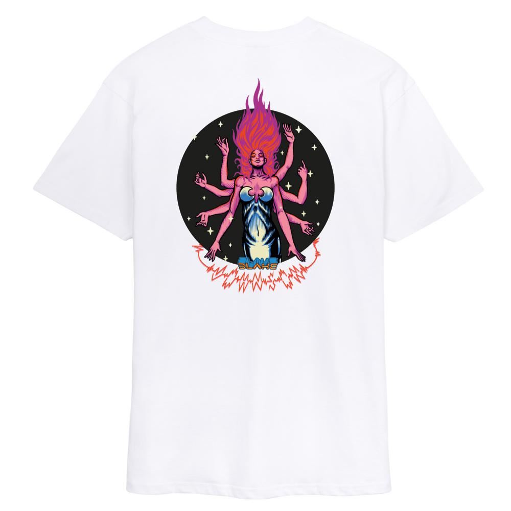 Santa Cruz T-Shirt Johnson Danger Zone 2 - White