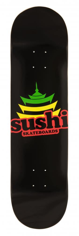 Planche de Skateboard Sushi Pagoda Logo Noir - 8.125"