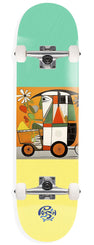 Push India MLSL Yellow/Green Complete Skateboard - 8.25"
