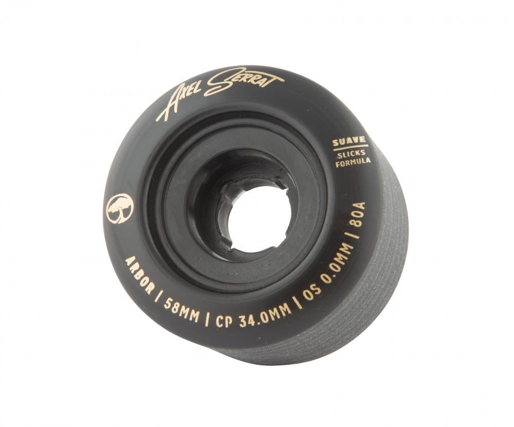 Arbor Signature Skateboard Wheels Suave Axel Serrat 80a - Black - Skatewarehouse.co.uk