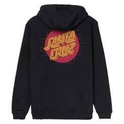 Santa Cruz Hood Scrawl Brick Dot Center - Black