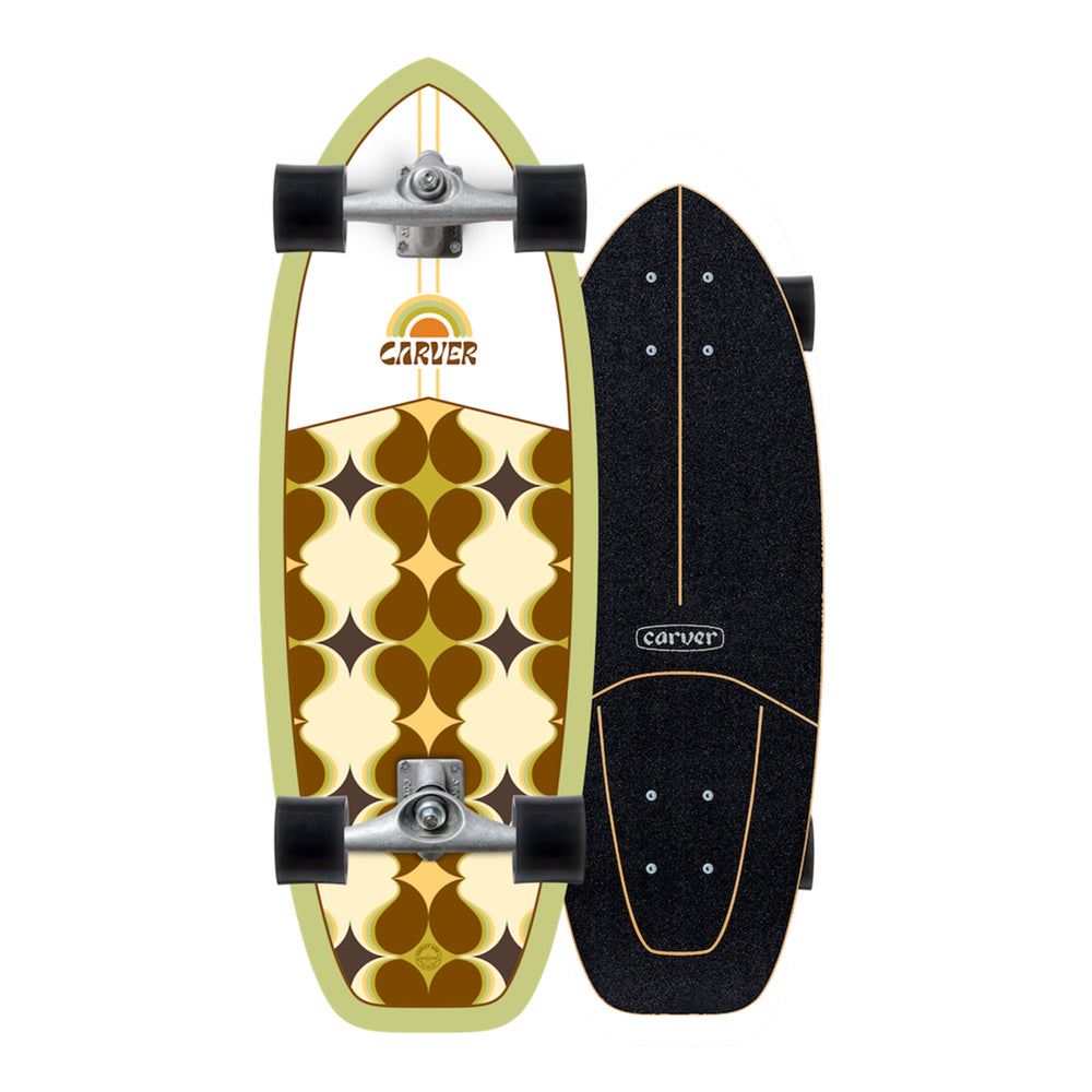 Carver Snapper - CX Surfskate Cruiser Skateboard - 9.625" x 28.0"