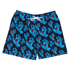 Santa Cruz Youth Swim Shorts Youth Hands All Over Swim Short - Black