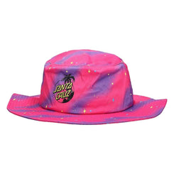 Santa Cruz Hat Palm Dot Boonie Pink / Purple - S/M - Skatewarehouse.co.uk