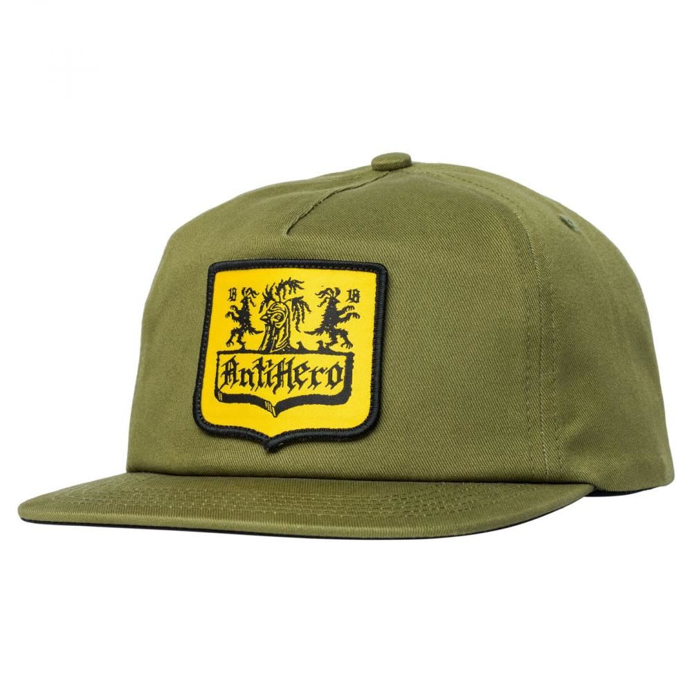 Antihero Cap Coat Of Arms Olive - OSFM