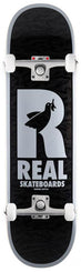 Real Renewal Doves Black Custom Complete Skateboard - 8.25" - Skatewarehouse.co.uk