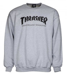 Thrasher Crew Skate Mag - Grey - Skatewarehouse.co.uk