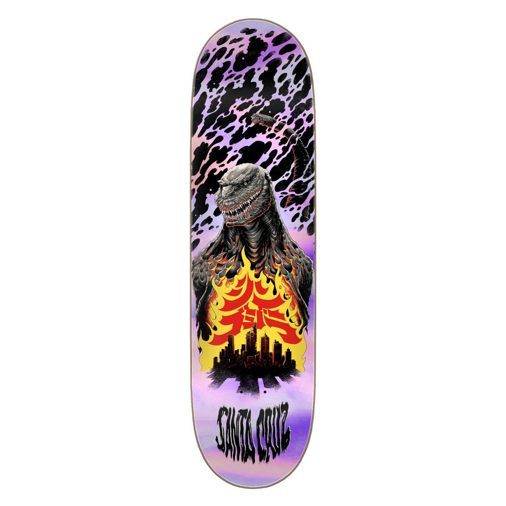 Santa Cruz x Godzilla Shin Knox Firepit Skateboard Deck - 8.5" - Coming Soon