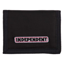 Independent Wallet Velcro Bar Logo Wallet Black - O/S