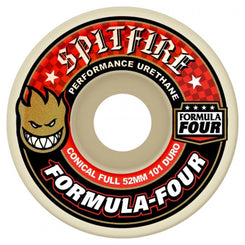 Spitfire Formula Four Skateboard Wheels Conical Full 101 DU - Natural