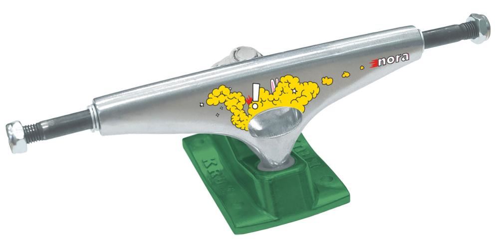 Krux Skateboard Trucks K5 Nora By Alexis Standard Silver - 8.25" - Skatewarehouse.co.uk