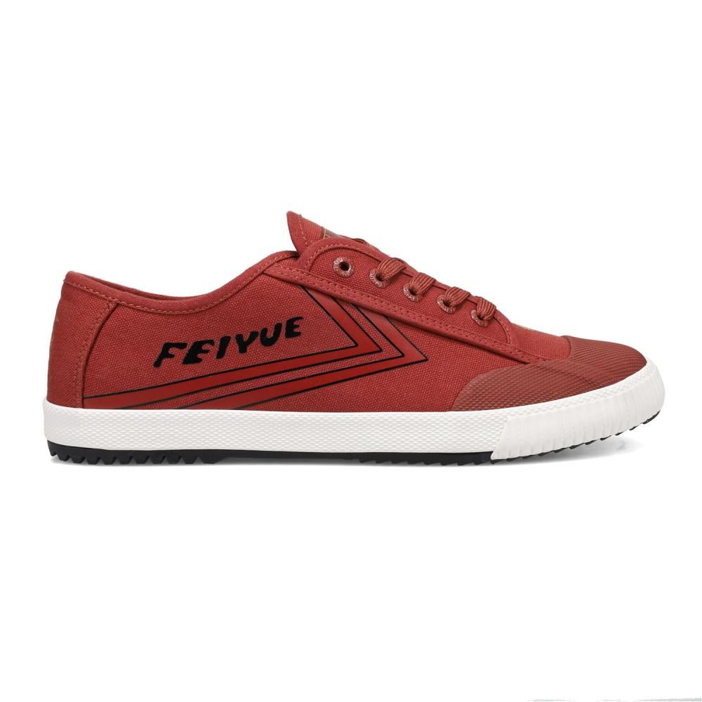 Feiyue Footwear Fe Lo 1920 Canvas CNY Martial Arts/Gym/Lifing Shoes - Rosewood / Black / Gold - Skatewarehouse.co.uk