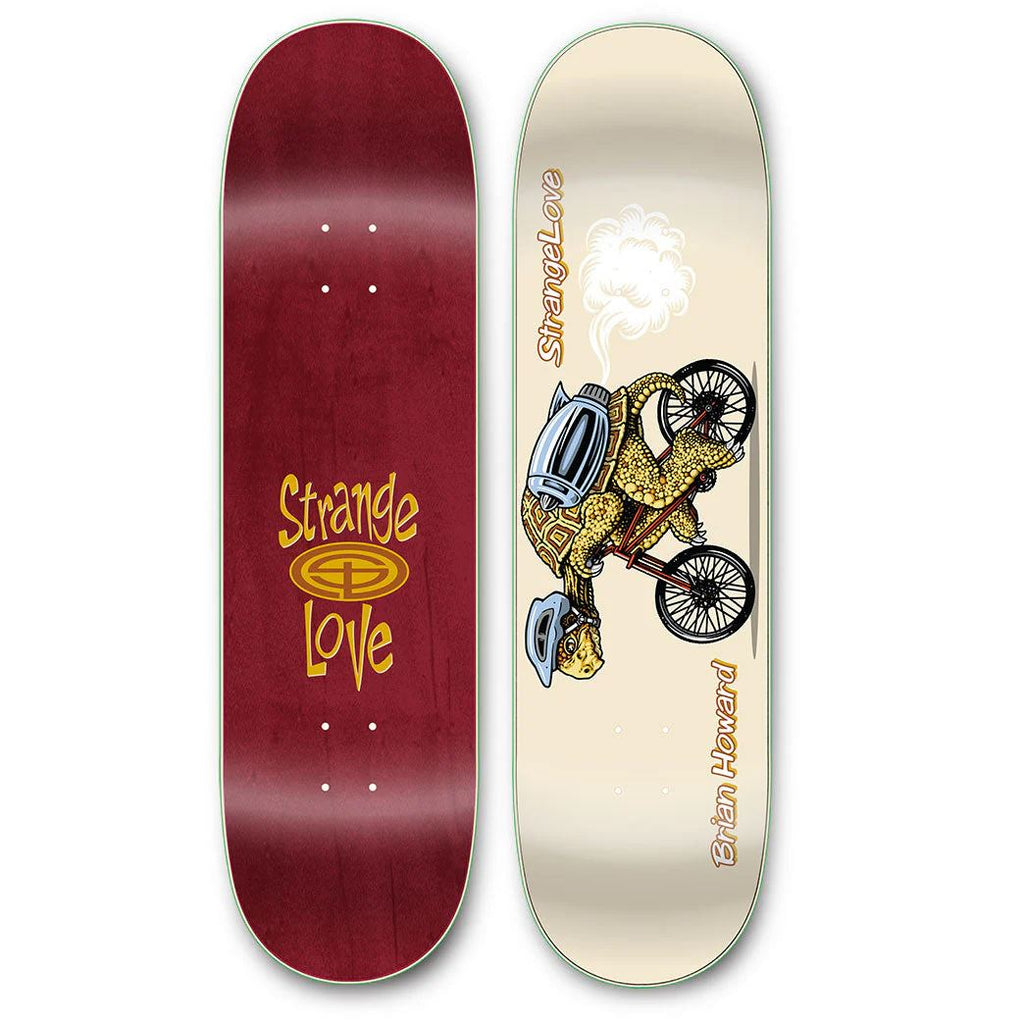 StrangeLove Brian Howard Guest Model Sean Cliver (Transfer) Skateboard Deck - 8.375"