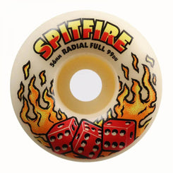 Spitfire Formula Four Skateboard Wheels F4 99 Hot Hand Radial Full - Natural