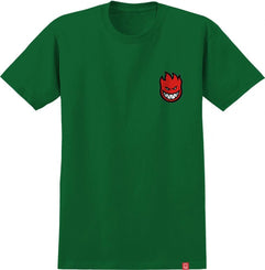 Spitfire T-Shirt Lil Bighead Fill - Kelly Green / Red / White