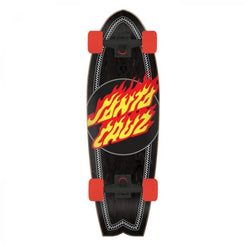 Santa Cruzer Flame Dot Check Complete Skateboard - 8.8"