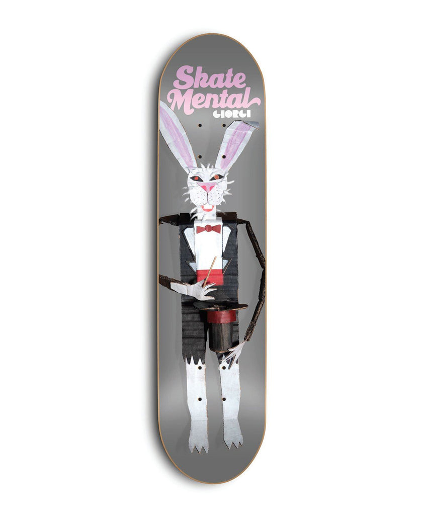 Skate Mental Giorgi Rabbit Doll Pink Skateboard Deck - 8.25" - Skatewarehouse.co.uk