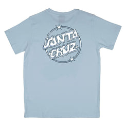 Santa Cruz Youth T-Shirt Youth Glint Dot T-Shirt - Sky Blue