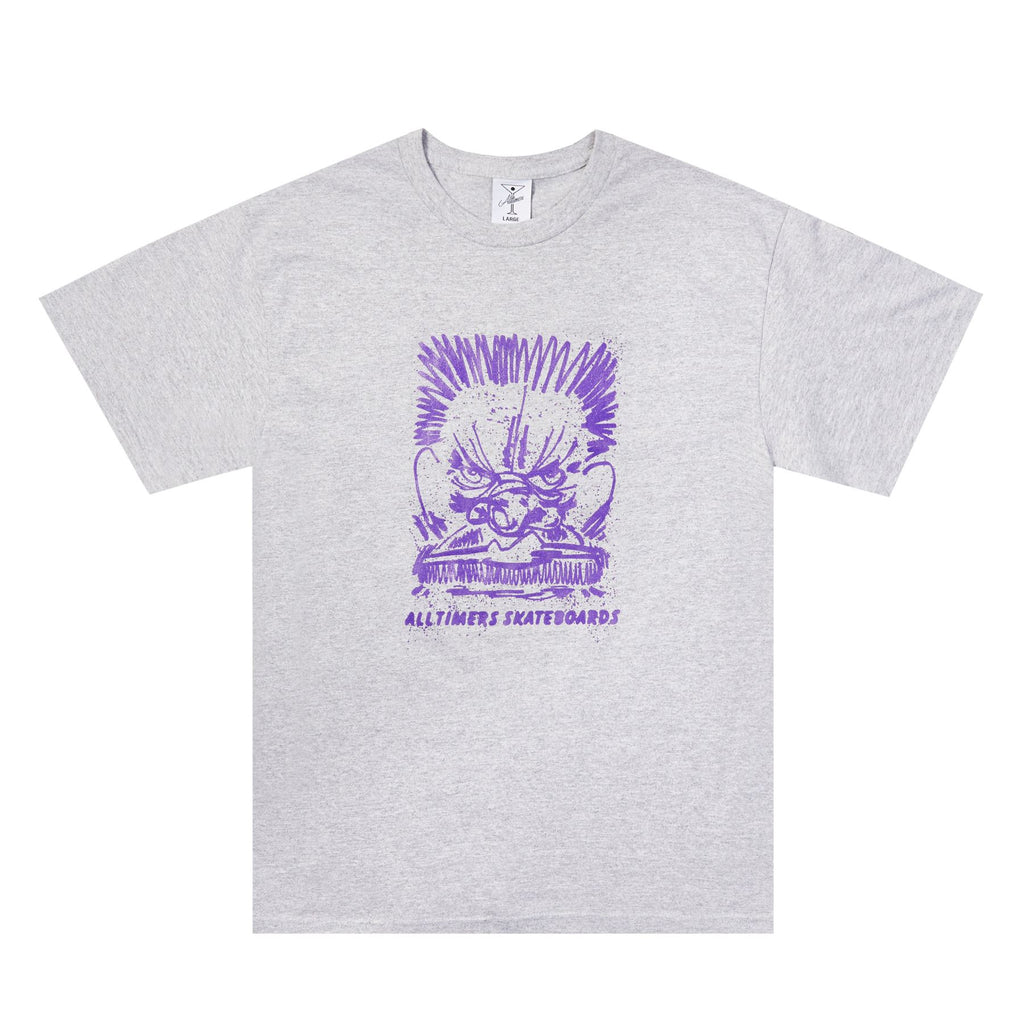 Alltimers Smushed Face Tee Heather Grey