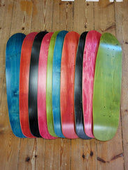 Venom Varnished Blank Skateboard Decks - Assorted Colors, Maple Wood, Perfect for Custom Art, DIY Projects, and Furniture - Cruiser Shape