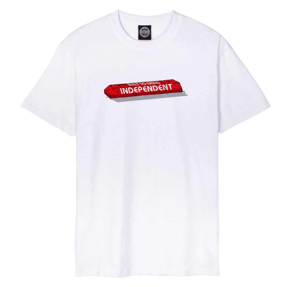 Independent T-Shirt BTG Curb Front - White