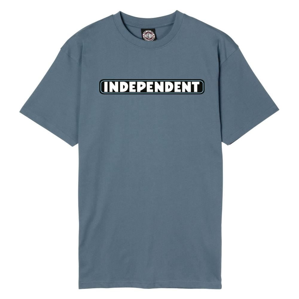 Independent T-Shirt Bar Logo - Slate Blue