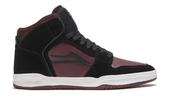 Lakai Telford Skate Shoes - Black/Burgundy