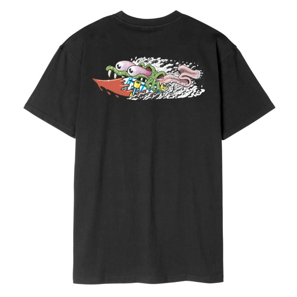 Santa Cruz T-Shirt Meek Concrete Slasher - Black