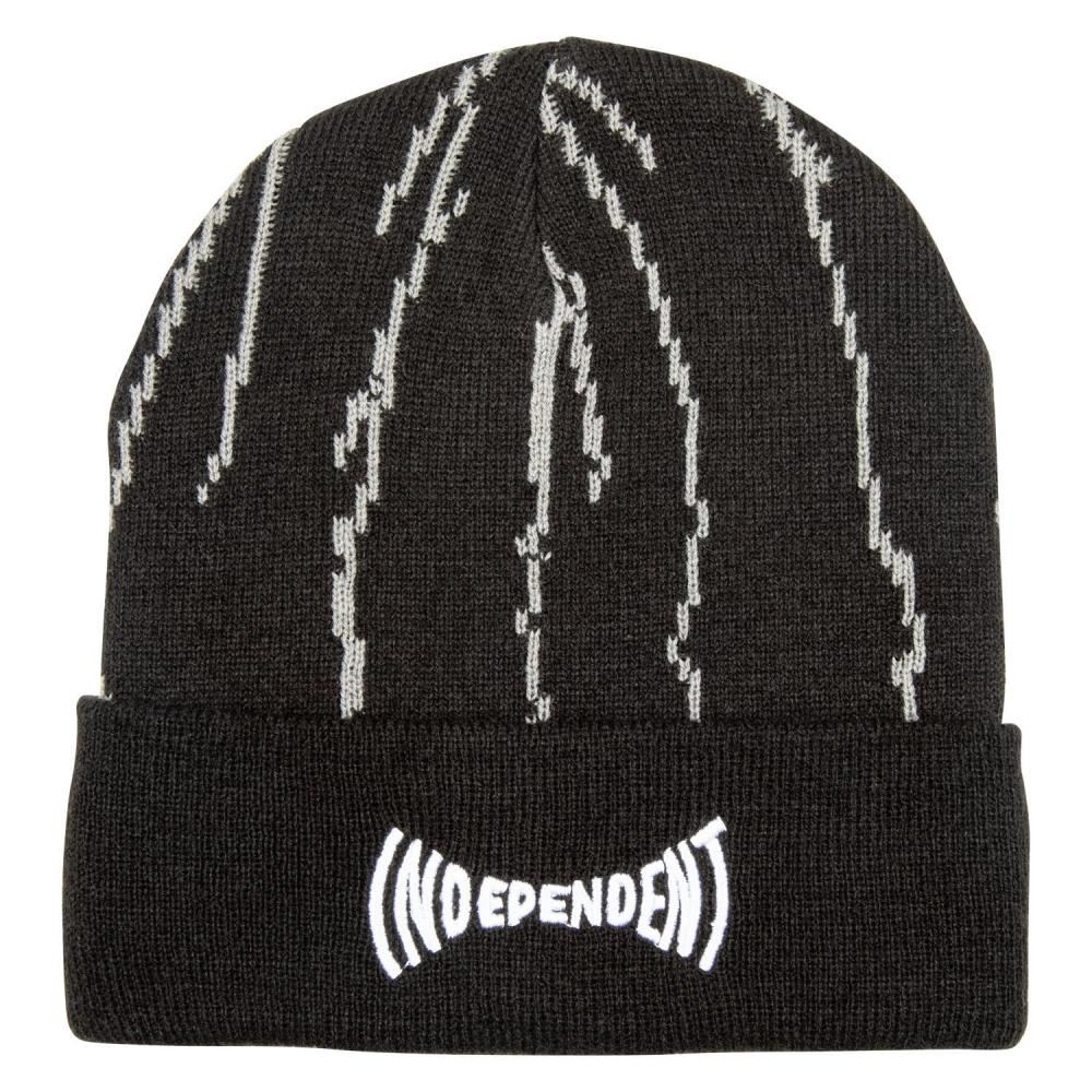 Independent Beanie Lightning Stripe Black Lightning Stripe - O/S