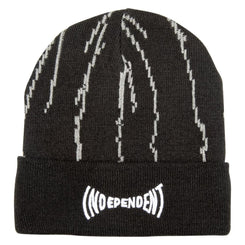 Independent Beanie Lightning Stripe Black Lightning Stripe - O/S