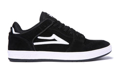 Lakai Telford Low Black White Suede Skate Shoes