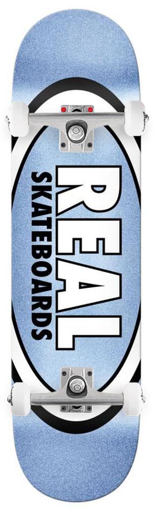 Real Easy Rider Oval Blue Ice x Venom Custom Complete Skateboard - 8.25"