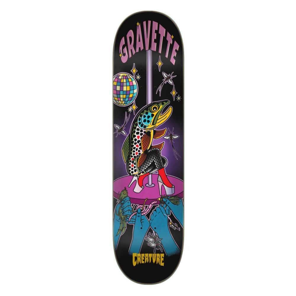 Creature s Gravette Nightlife Pro Skateboard Deck - 8.3"