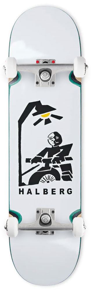 Polar Skate Co. Hjalte Halberg Insomnia Wheel Wells x Venom Skateboards Custom Complete Skateboard - 8.25" - Skatewarehouse.co.uk